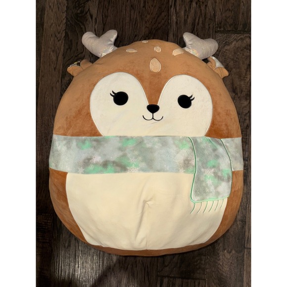 Squishmallows Dawn The Fawn 24" Inch Reindeer Plush Toy Deer Holiday Christmas - Picture 1 of 3
